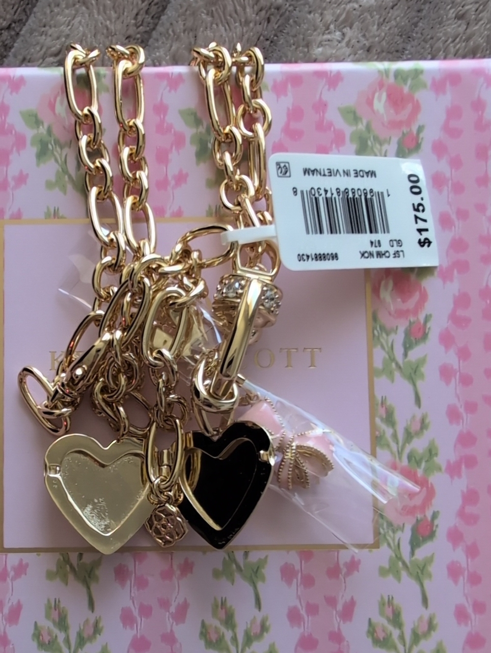 NIB Kendra Scott X Loveshack Fancy Mixed Charm Necklace - Picture 3 of 4